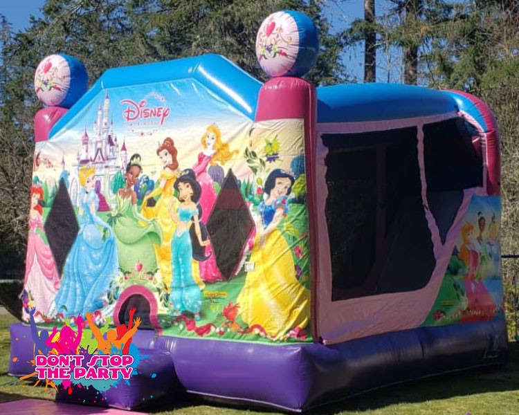 Princess 4 in 1 Combo Jumping Castle & Slide