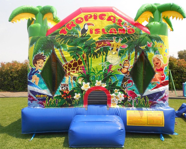 Tropical Island Jumping Castle