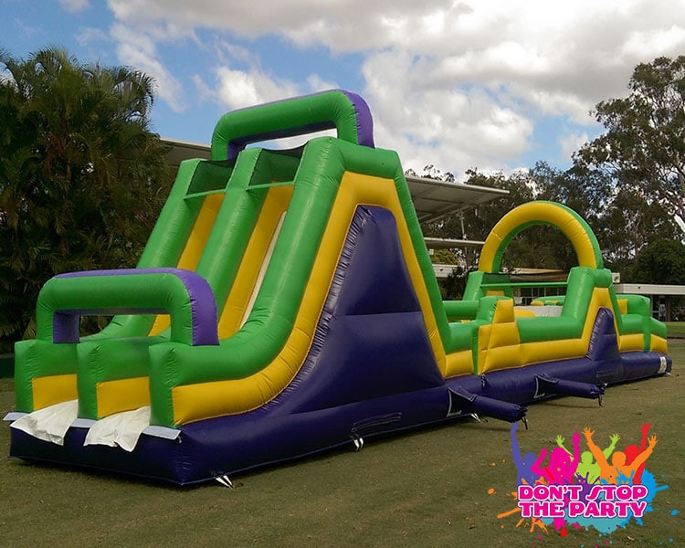 15mtr Obstacle Course and Slide A
