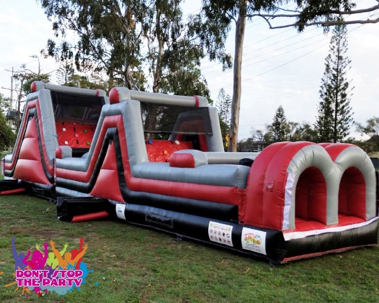 15mtr Rage 2 Obstacle Course and Slide